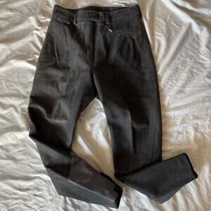 EuroFit All Leather Breeches Jodhpurs Women’s Size 28 Equestrian Riding Black